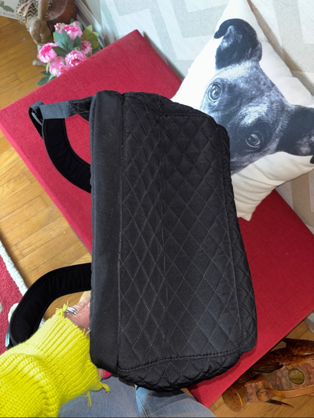 Quilted Black Backpack - Everyday Carry - Picture 12 of 14